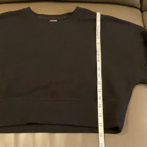 AS Revival black long sleeve cropped sweatshirt - Picture 6 of 7